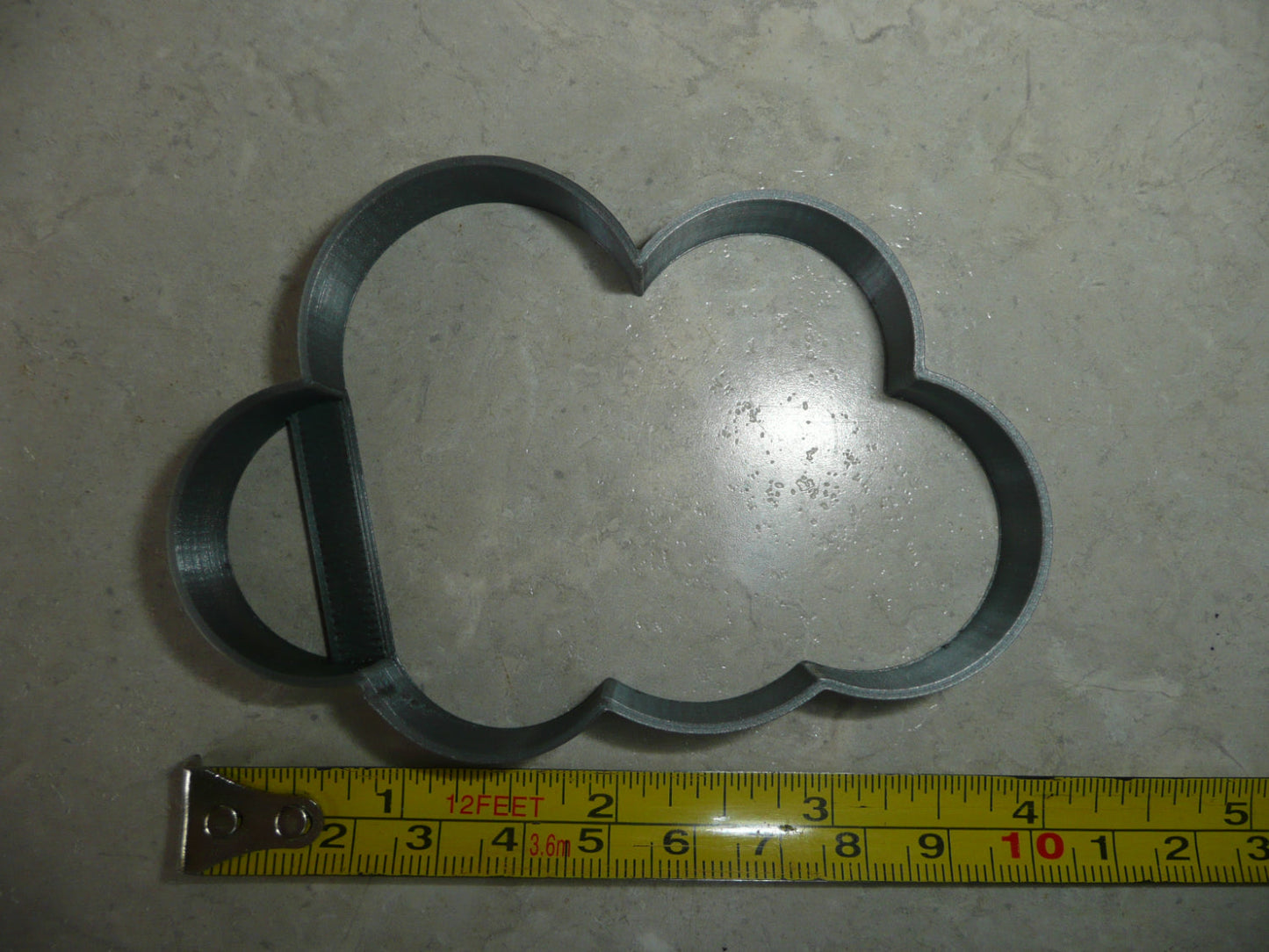 Cloud Shape Outline Cookie Cutter Made in USA PR4943