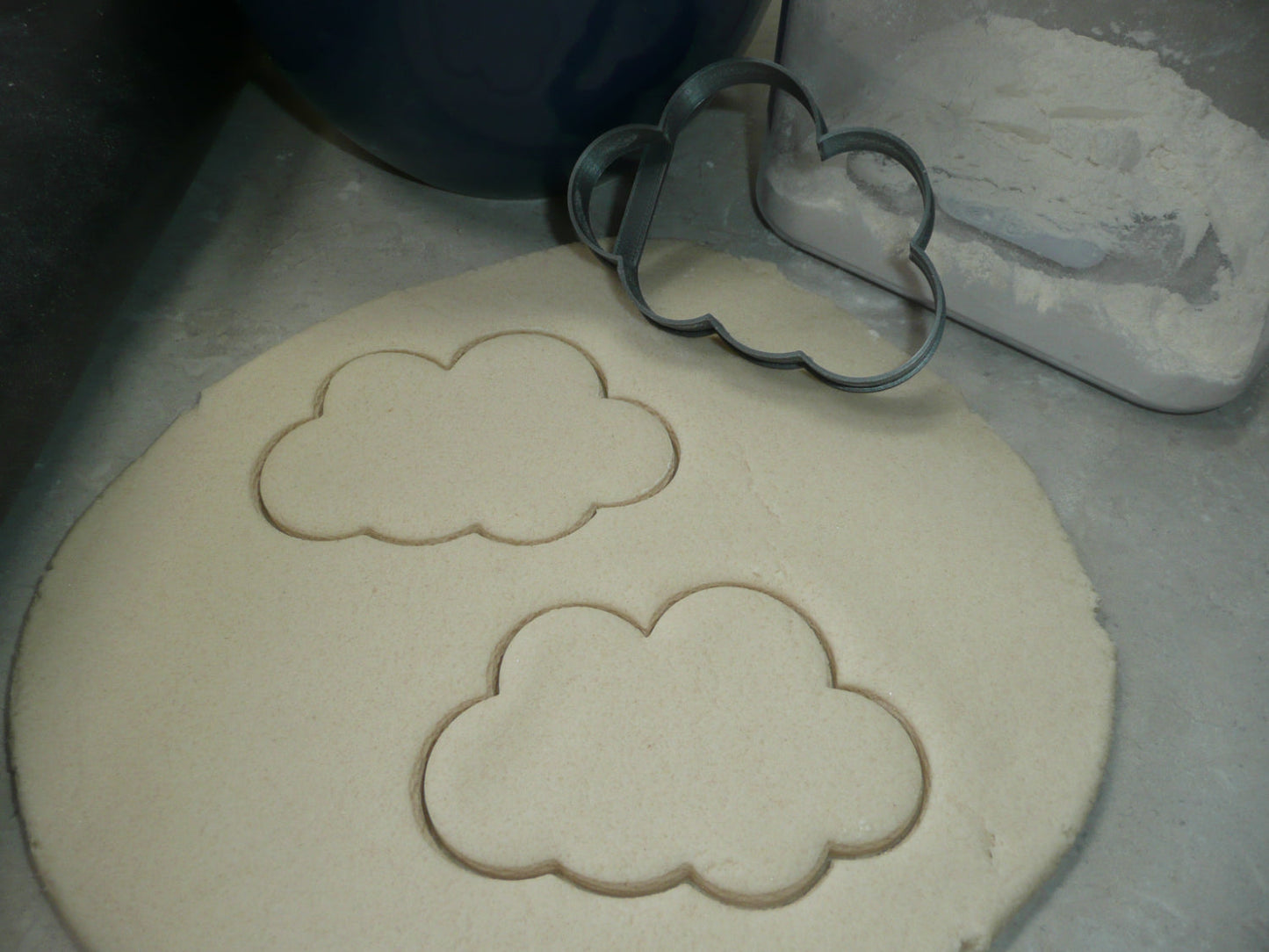 Cloud Shape Outline Cookie Cutter Made in USA PR4943