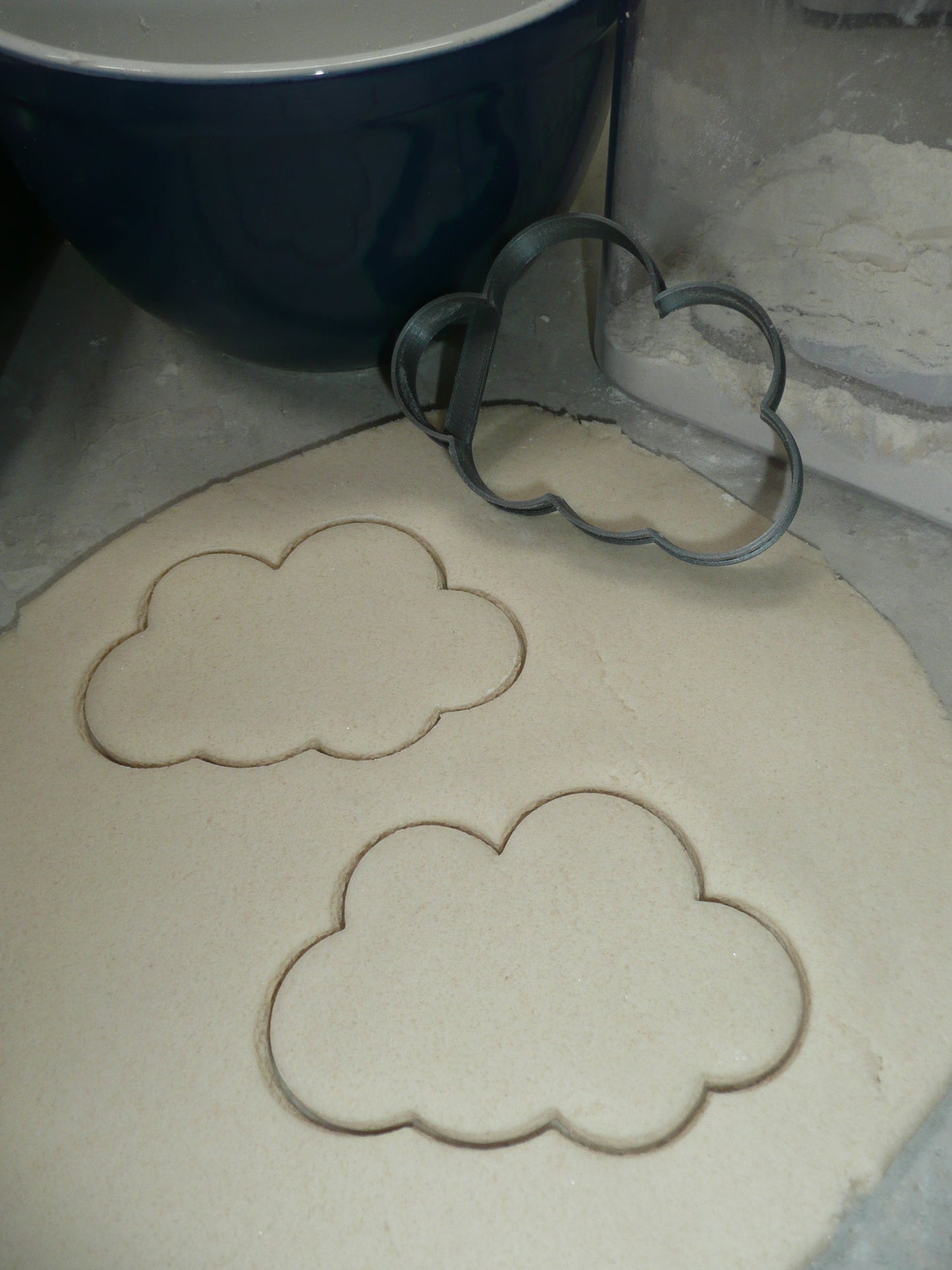 Cloud Shape Outline Cookie Cutter Made in USA PR4943