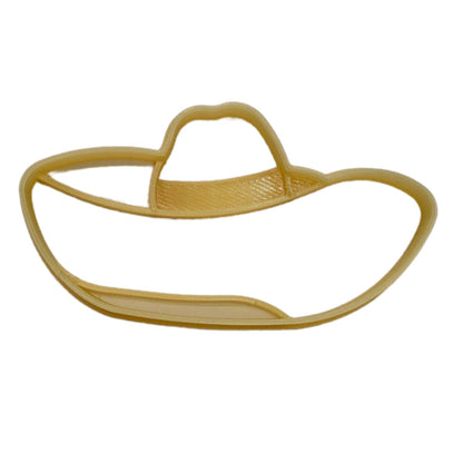 Sombrero Wide Brimmed Hat Detailed Cookie Cutter Made in USA PR4945