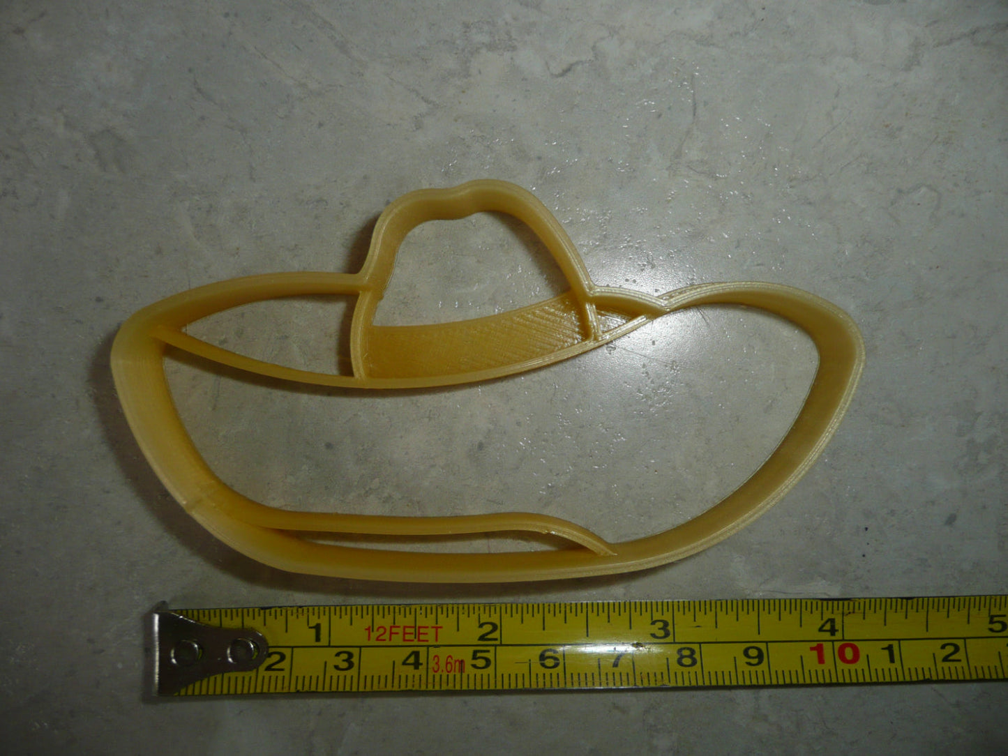 Sombrero Wide Brimmed Hat Detailed Cookie Cutter Made in USA PR4945