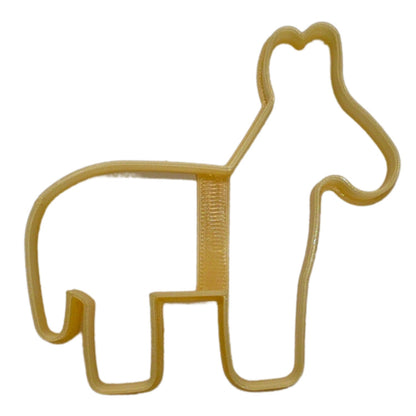 Pinata Outline Traditional Donkey Shape Party Cookie Cutter Made in USA PR4946