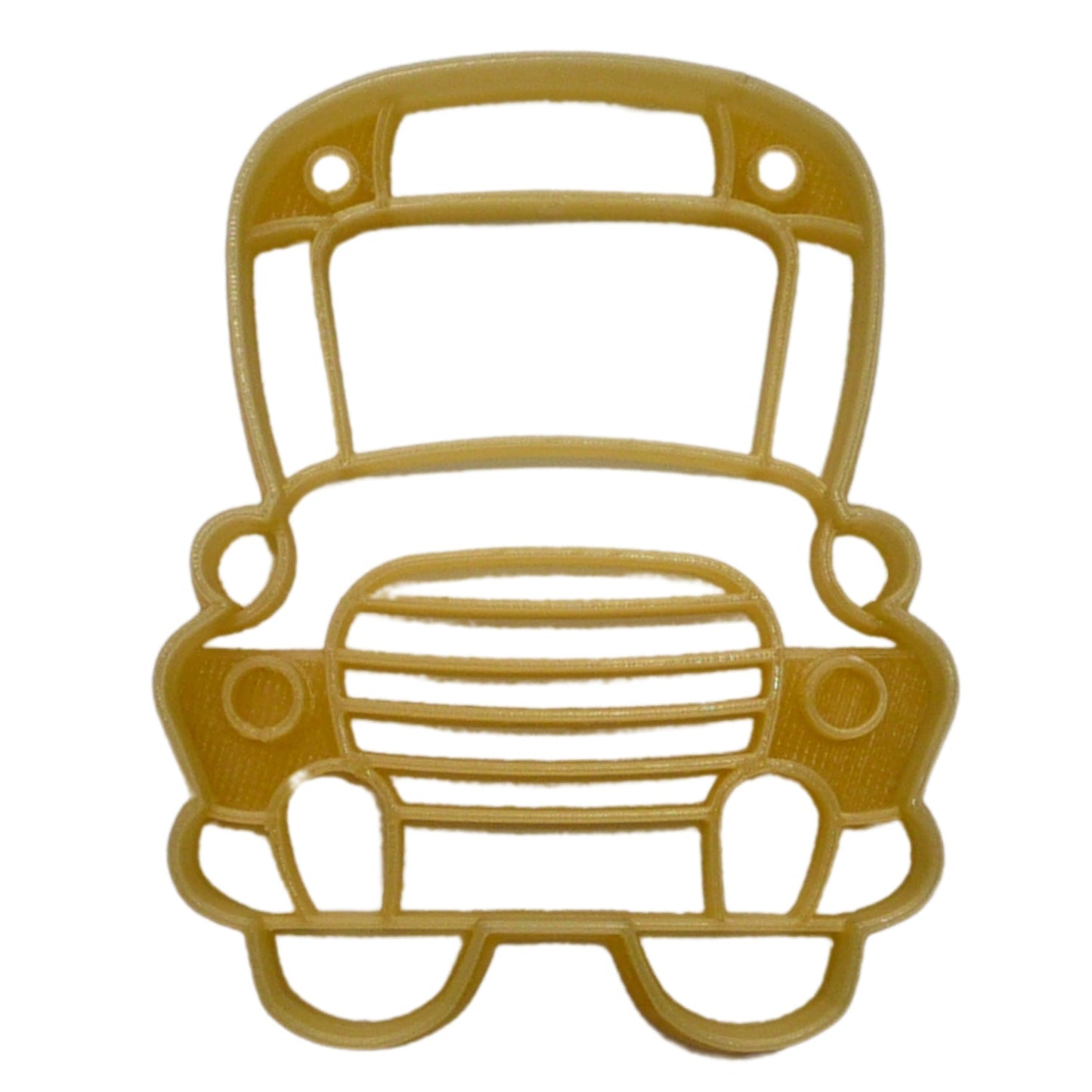 School Bus Front View Cartoon Style Detailed Cookie Cutter Made in USA PR4959