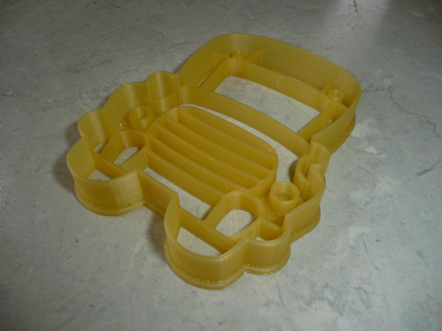 School Bus Front View Cartoon Style Detailed Cookie Cutter Made in USA PR4959