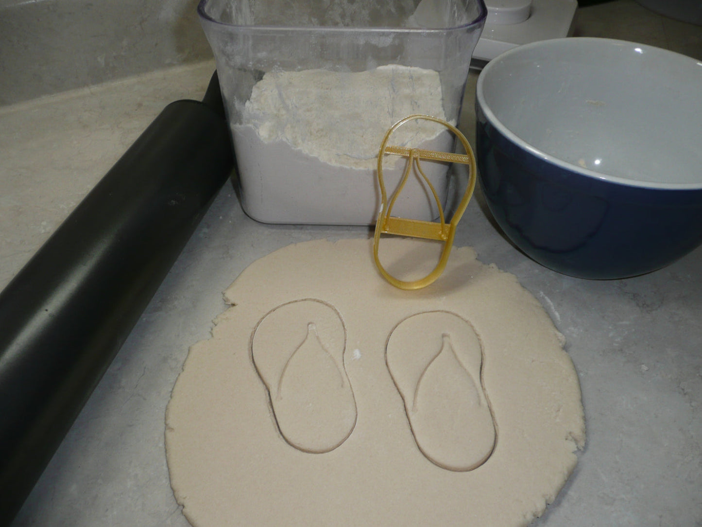 Flipflop Flip Flop Sandal Shoe Left Foot Cookie Cutter Made In USA PR4964