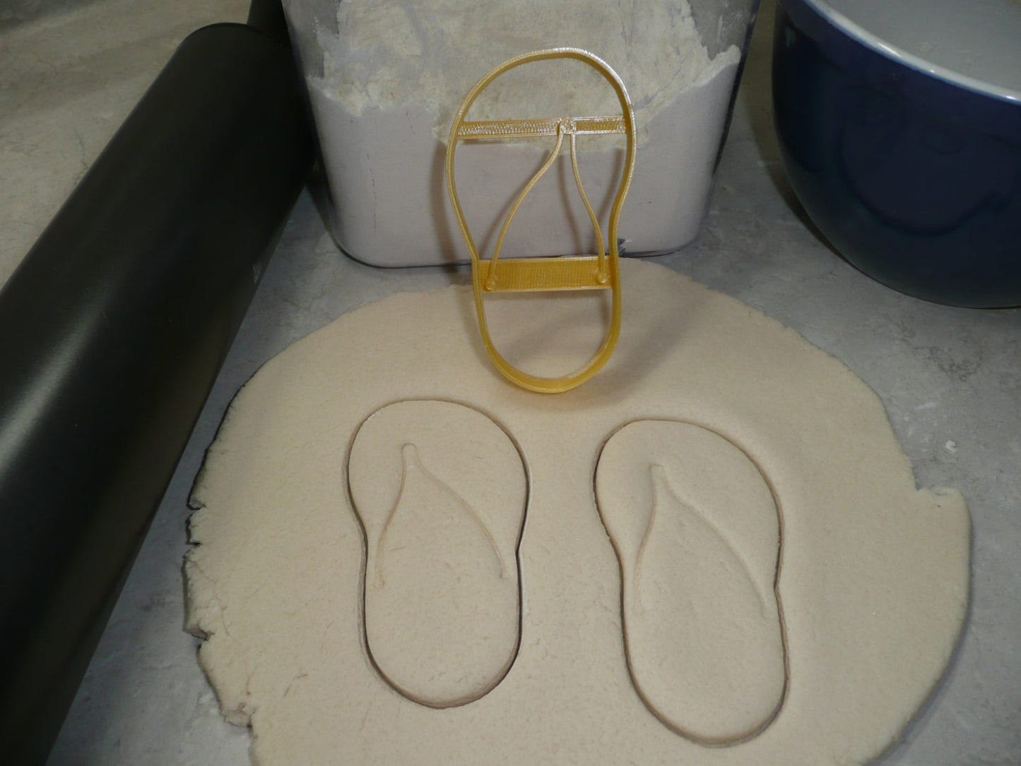 Flipflop Flip Flop Sandal Shoe Right Foot Cookie Cutter Made In USA PR4965