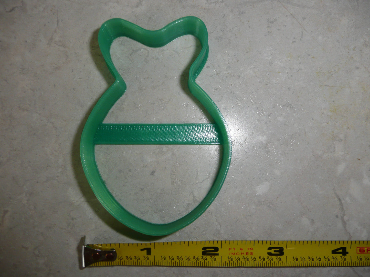 Green Goldfish Cracker 3 Inch Outline Cookie Cutter Made In USA PR4970