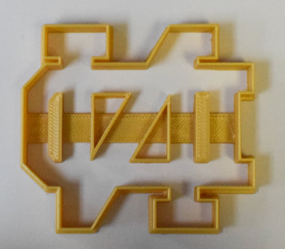 Notre Dame ND Letters Sports Football Cookie Cutter Made in USA PR499