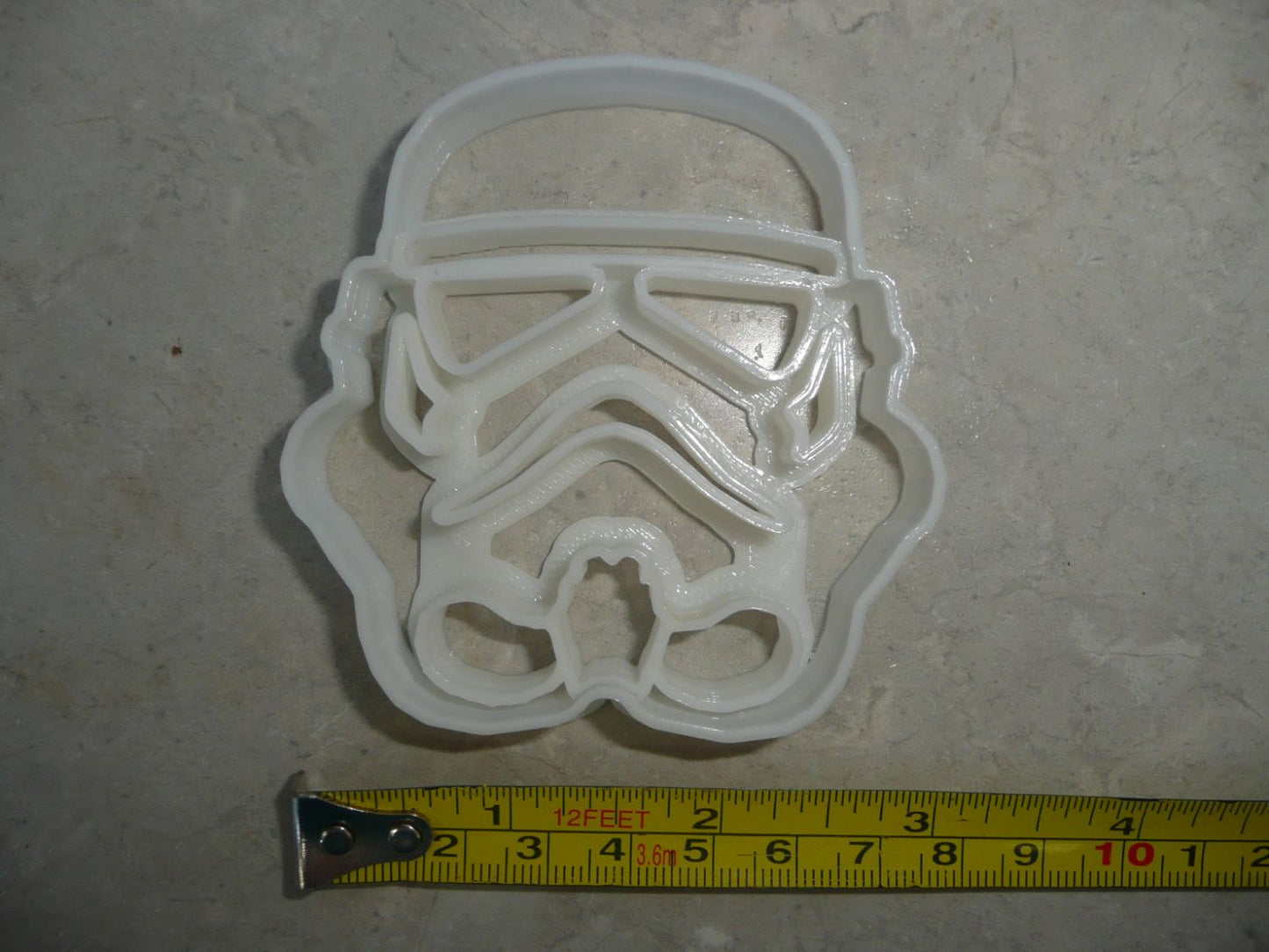 Storm Trooper Helmet Star Wars Themed Cookie Cutter Made In USA PR545