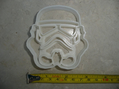 Storm Trooper Helmet Star Wars Themed Cookie Cutter Made In USA PR545