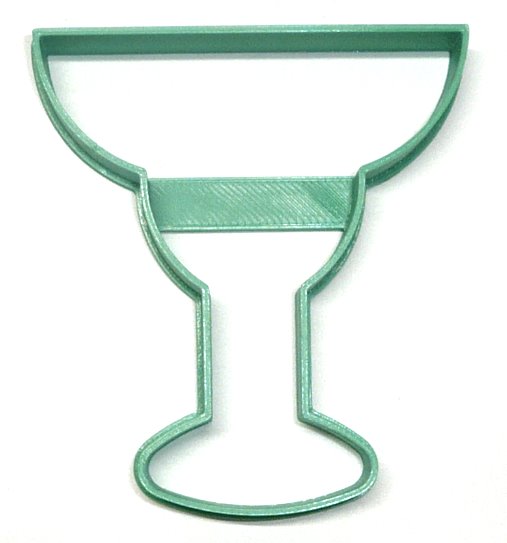 6x Margarita Drink Fondant Cutter Cupcake Topper Size 1.75" USA FD553