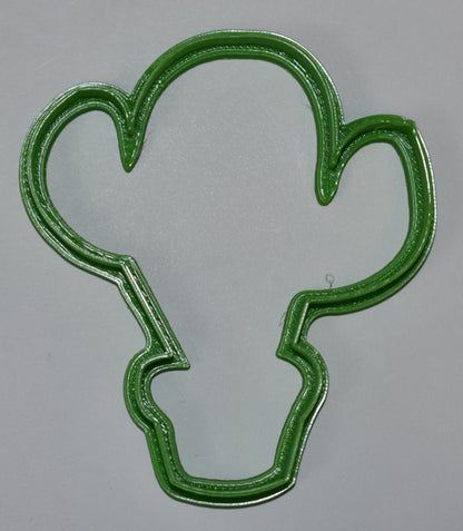 6x Cactus #1 Fondant Cutter Cupcake Topper Size 1.75" USA FD622