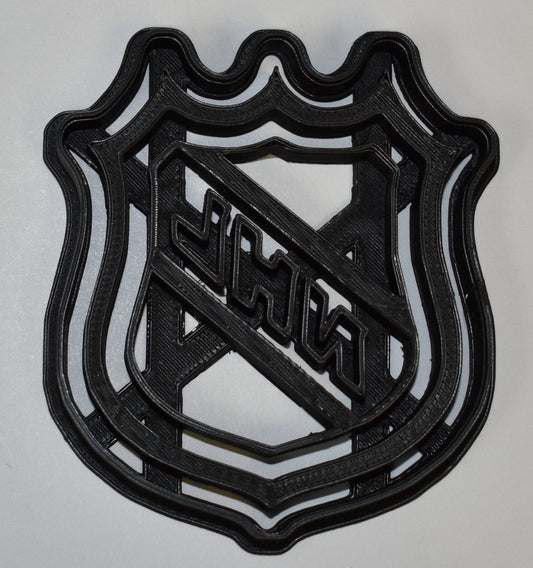 6x NHL Hockey Fondant Cutter Cupcake Topper Size 1.75" USA FD734