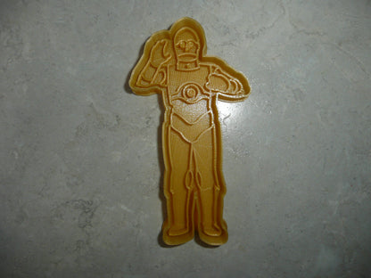 C-3PO Droid Star Wars Movie Character Cookie Cutter Made in USA PR750