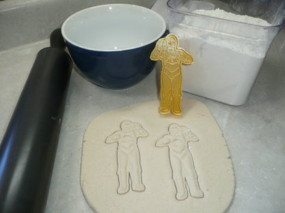 C-3PO Droid Star Wars Movie Character Cookie Cutter Made in USA PR750