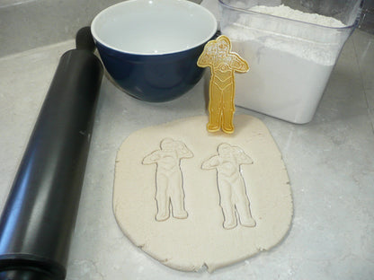 C-3PO Droid Star Wars Movie Character Cookie Cutter Made in USA PR750