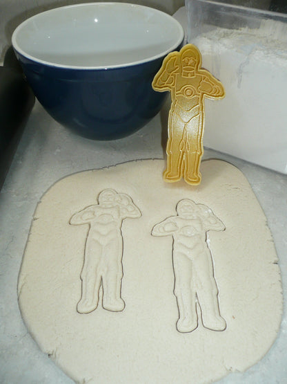 C-3PO Droid Star Wars Movie Character Cookie Cutter Made in USA PR750