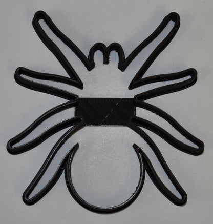 6x Spider Eight Legs Fondant Cutter Cupcake Topper 1.75" USA FD829