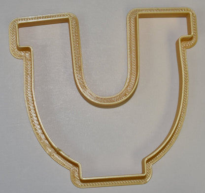 6x Horseshoe Fondant Cutter Cupcake Topper Size 1.75" USA FD832