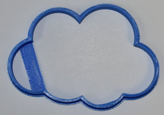 6x Cloud Cloudy Rain Weather Fondant Cutter Cupcake Topper Size 1.75" USA FD835