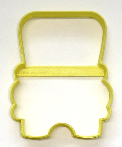 6x School Bus Fondant Cutter Cupcake Topper Size 1.75" USA FD836