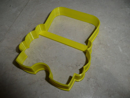 School Bus Front View Student Transportation Cookie Cutter USA PR836