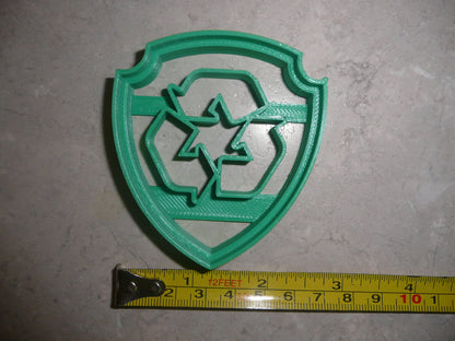 Rocky Badge Pup Tag Paw Patrol TV Show Cookie Cutter Made In USA PR850