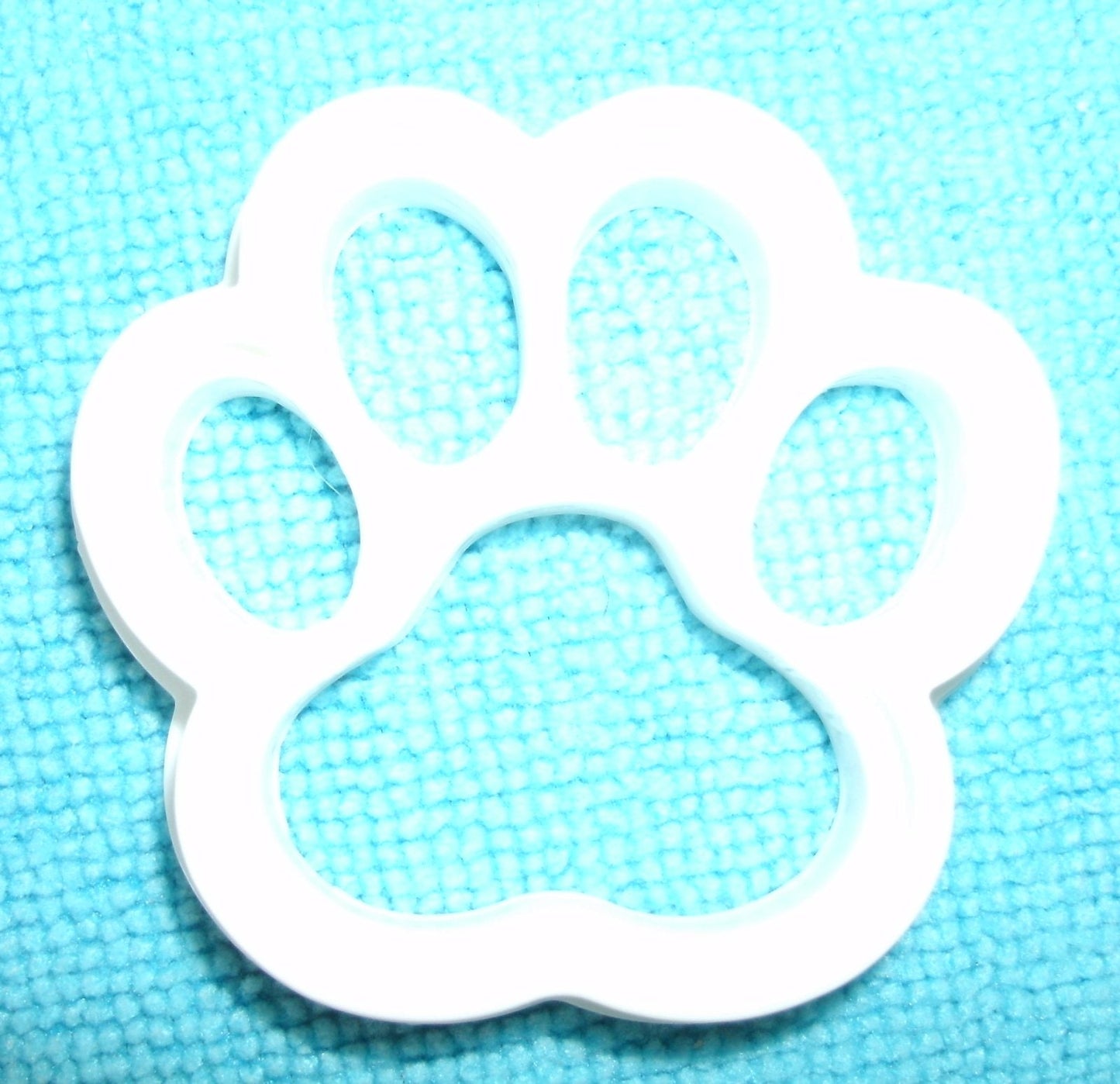 6x Paw Print Dog Cat Fondant Cutter Cupcake Topper Size 1.75" USA FD744