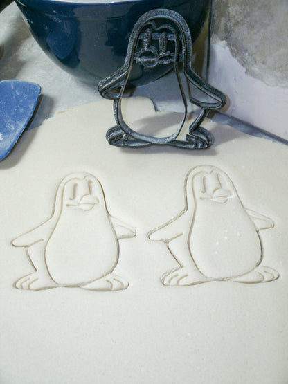 Penguin With Details Cartoon Birthday Cookie Cutter Made In USA PR379