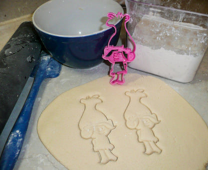 Poppy Singing Princess Trolls Movie Character Cookie Cutter Made In USA PR2001
