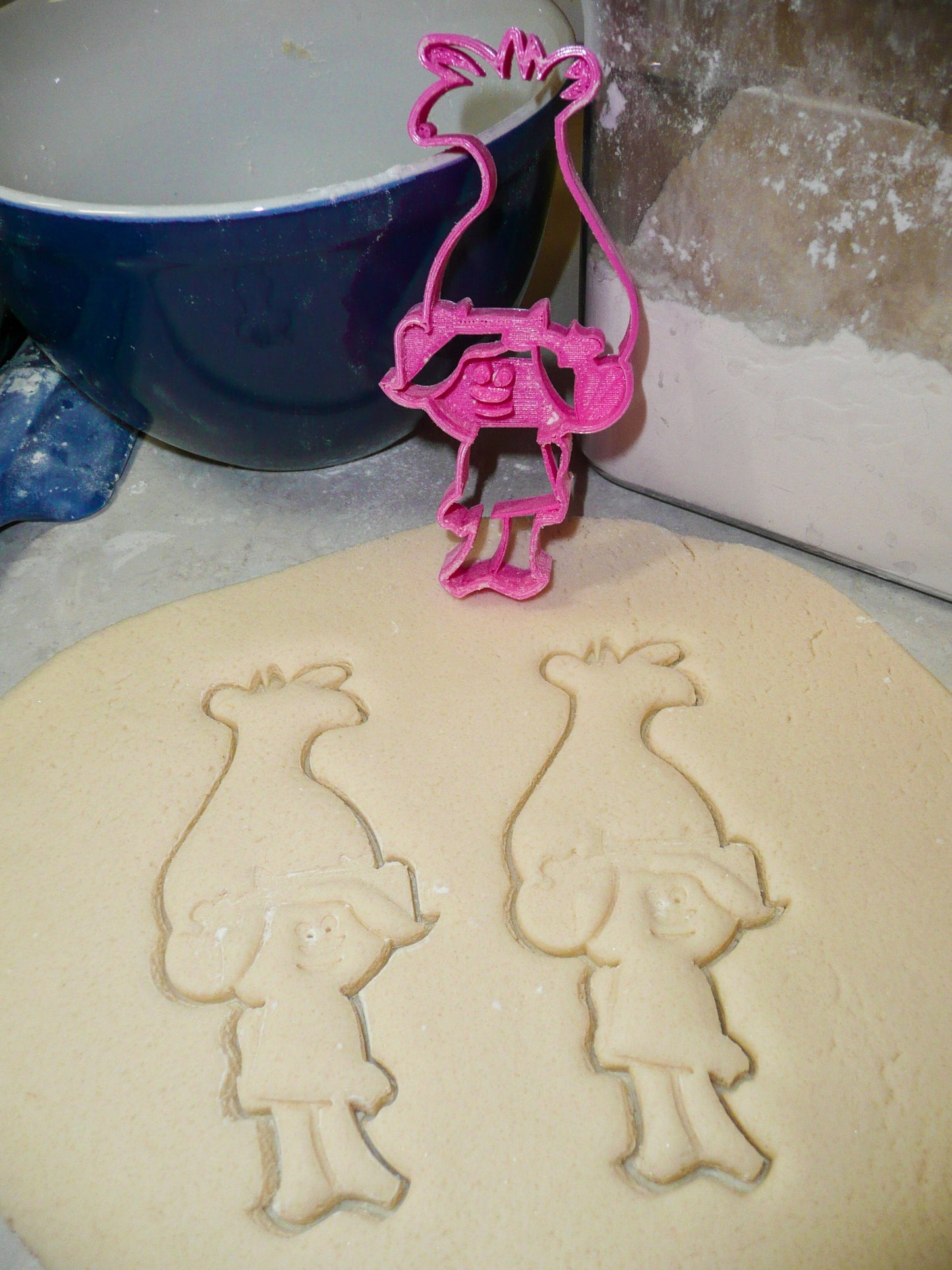 Poppy Singing Princess Trolls Movie Character Cookie Cutter Made In USA PR2001