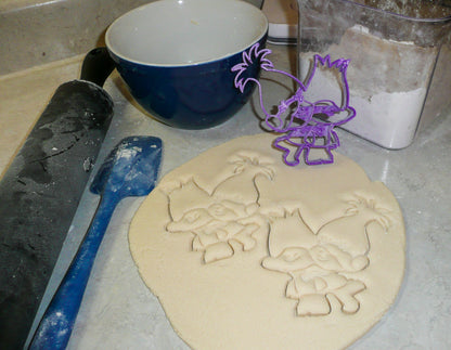 Poppy And Branch Hugging Trolls Movie Cookie Cutter Made In USA PR2003
