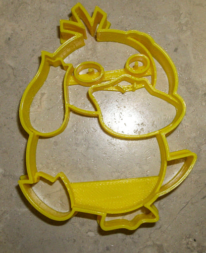 6x Psyduck Pokemon Fondant Cutter Cupcake Topper Size 1.75" USA FD871