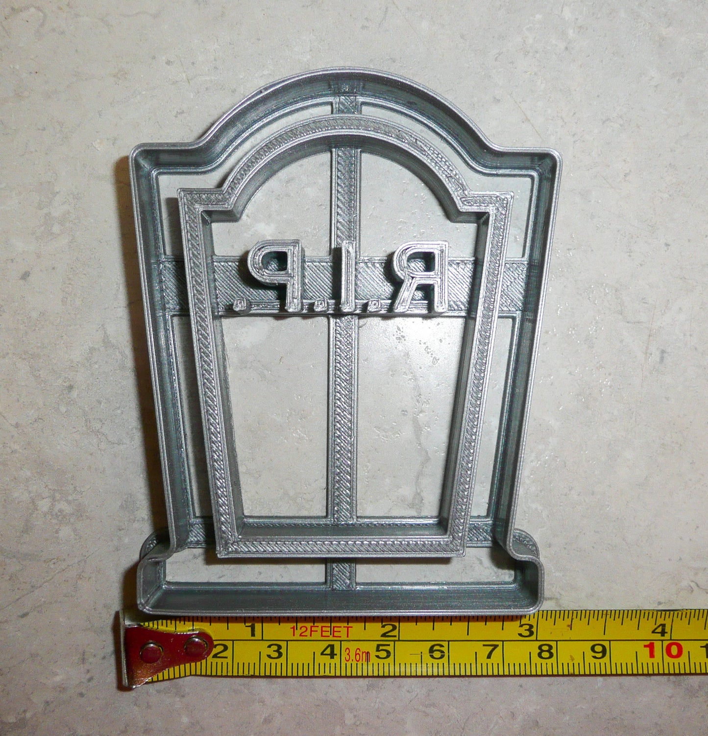 RIP Tomb Stone Headstone Grave Marker Halloween Cookie Cutter USA PR112