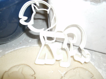 Rarity Unicorn My Little Pony Character Cookie Cutter Made in USA PR742