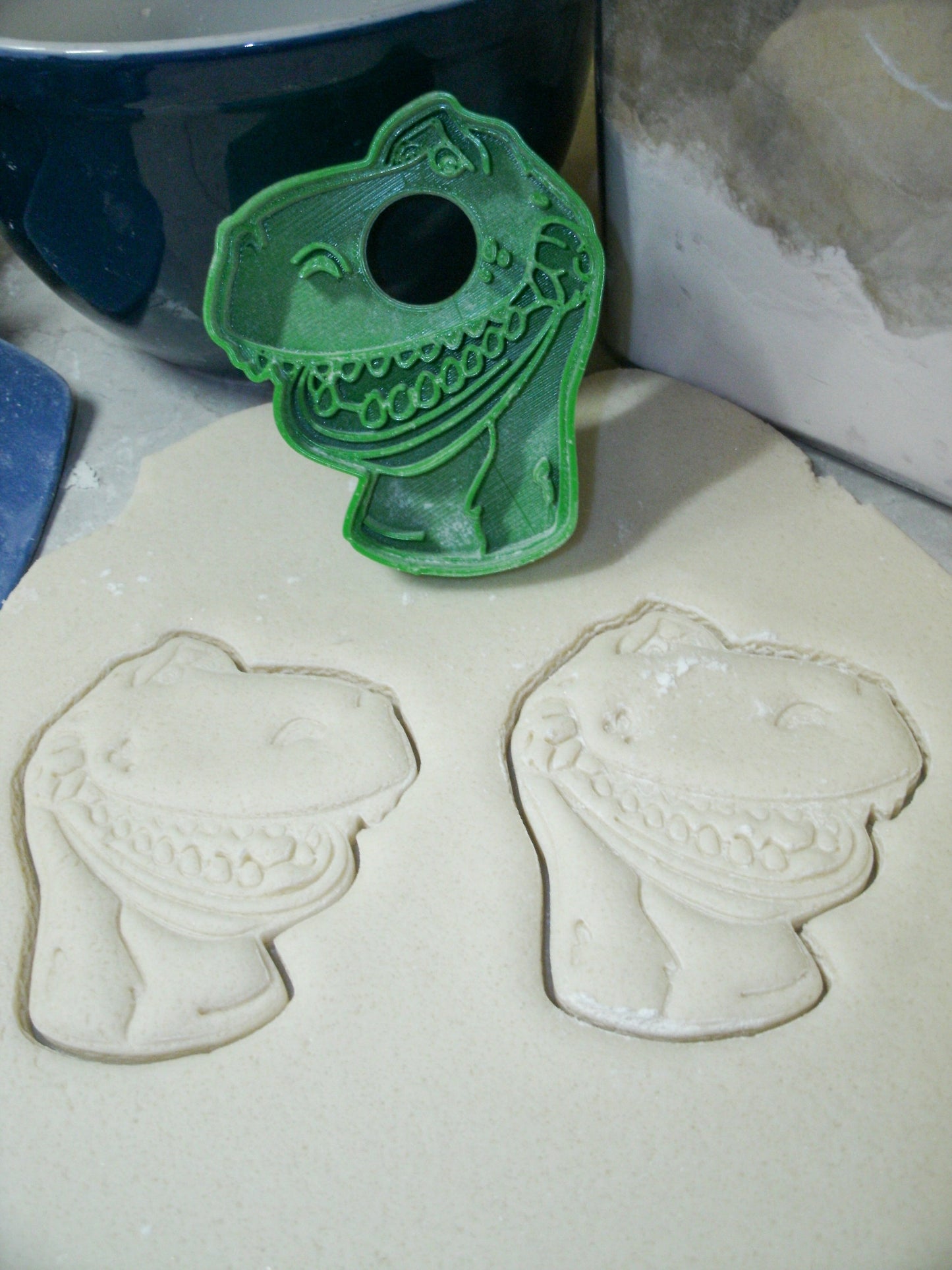 Rex Toy Story Dino Cartoon Disney Movie Cookie Cutter Made In USA PR468