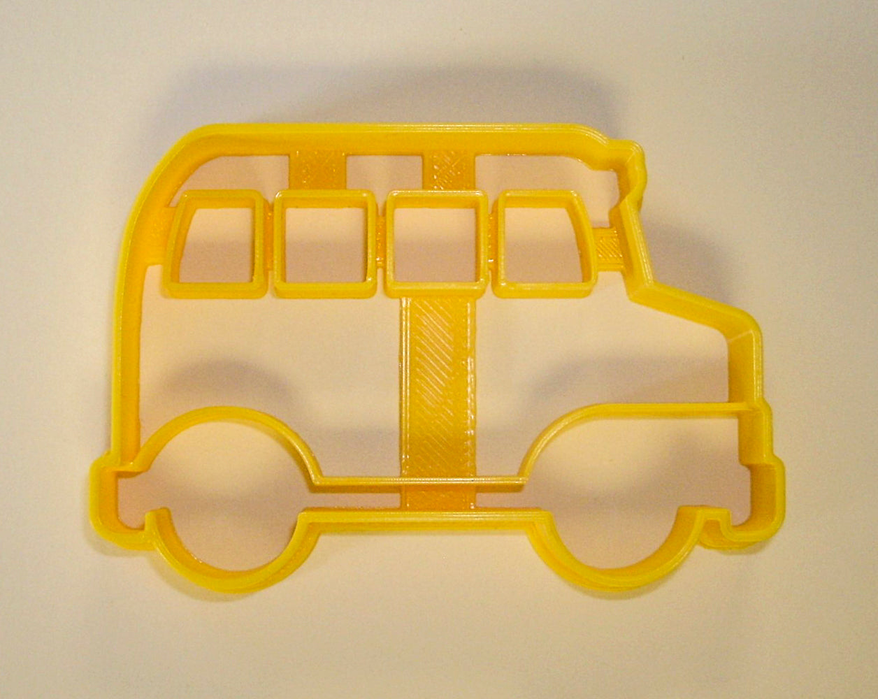 School Yellow Bus Side View Student Transportation Cookie Cutter USA PR837