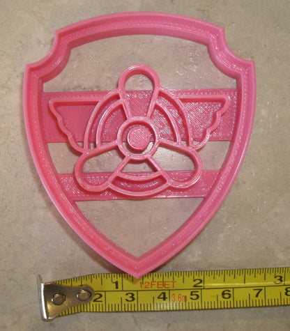Skye Badge Shield Pup Tag Paw Patrol Cookie Cutter Made In USA PR659