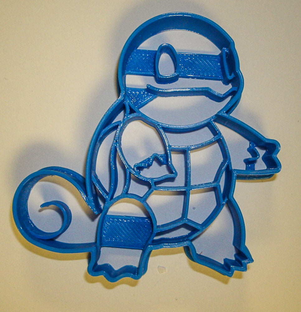 6x Squirtle Pokemon Fondant Cutter Cupcake Topper Size 1.75" USA FD872