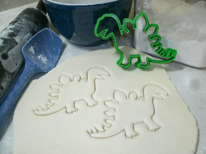 Dinosaurs Outlines T-Rex Triceratops Print Set of 5 Cookie Cutters USA PR1033