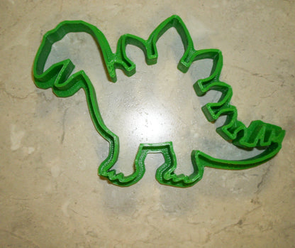 6x Stegosaurus Dino Fondant Cutter Cupcake Topper Size 1.75" USA FD445