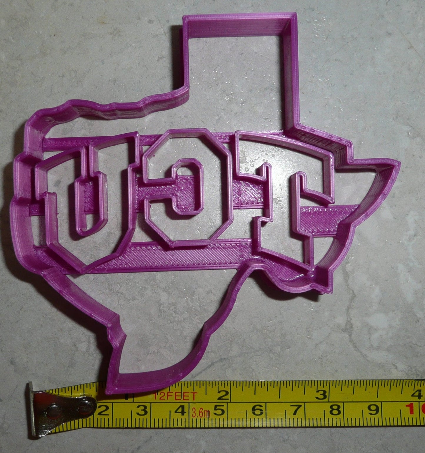 Texas Christian University TCU Letters in State Cookie Cutter USA PR2545