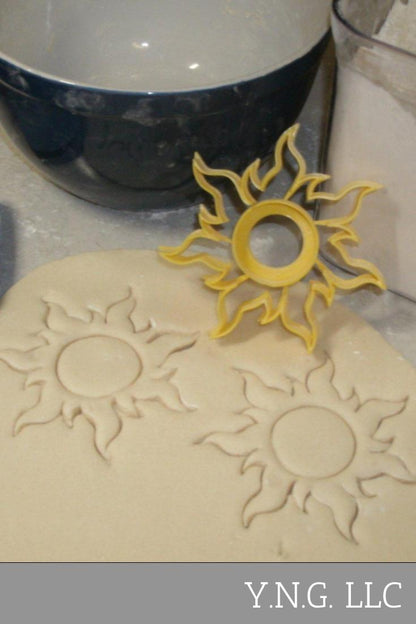 Tangled Sun Disney Rapunzel Symbol Hope Light Cookie Cutter Made in USA PR598