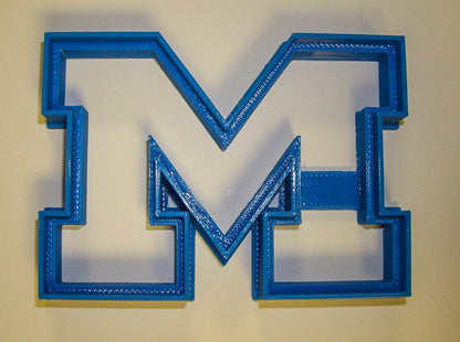 University Of Michigan Wolverines College Sports Cookie Cutter Made in USA PR877