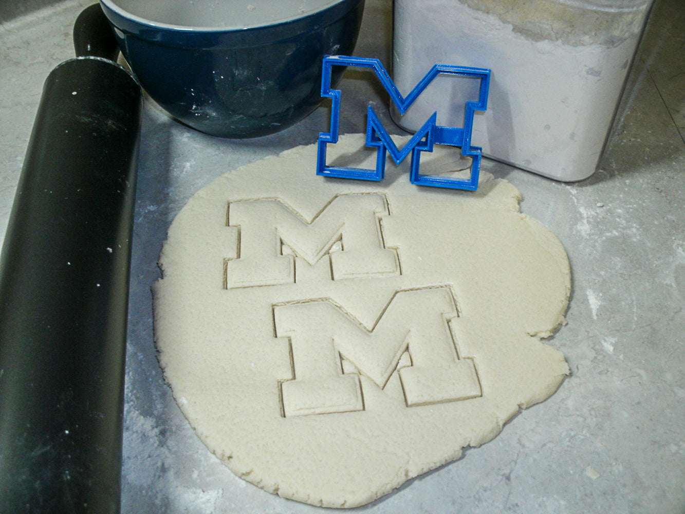 University Of Michigan Wolverines College Sports Cookie Cutter Made in USA PR877