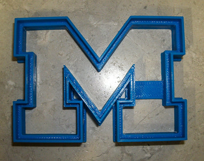 University Of Michigan Wolverines College Sports Cookie Cutter Made in USA PR877