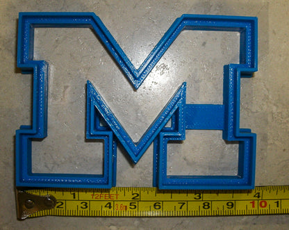 University Of Michigan Wolverines College Sports Cookie Cutter Made in USA PR877