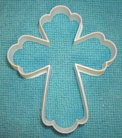 6x Cross Church Fondant Cutter Cupcake Topper Size 1.75" USA FD579