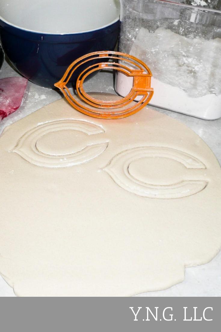 Chicago Bears NFL Football Logo Set Of 4 Cookie Cutters USA PR1129