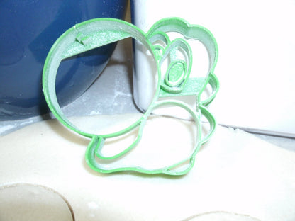 Yoshi Face Nintendo Video Game Character Cookie Cutter Made in USA PR746